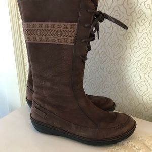 Teva brown boots-worn once